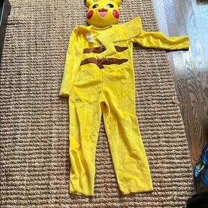 Yellow Pikachu Costume with Mask